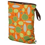 Planet Wise Wet Diaper Bag, Orange Woods, Large by Planet Wise [並行輸入品]