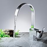 キッチン蛇口、つや消しニッケル洗面、バー蛇口、360度回転水タップone-handle Pull Downキッチン蛇口featuring Reflexスポット、Resistステンレススチールホットとコ