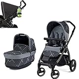 Peg Perego Book Pop w Stroller Cup Holder, Charcoal (Portraits Grey) by Peg Perego [並行輸入品]