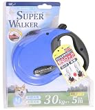 ハンドラー 伸縮リード M (中型犬~大型犬用) 青