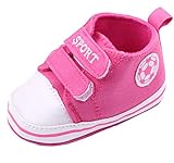 (ビグッド)Bigood 子供靴 女の子 赤ちゃん ベビー靴 出産祝い ハイキャンバス トレーニング シューズ 男の子 ルーム スポーツ スニーカー春秋 12cm ローズ色