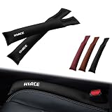 KINKA 新型ハイエース用 HIACE カーシートギャップフィラー 2個入り 隙間クッション ハイエース 200系 車 隙間埋め サイド ギャップフィラー 隙間ストッパー 隙間収納 車 SUV カーシートアクセサリー 運転席 収納スロット 隙間ギャップフィラー（黒）