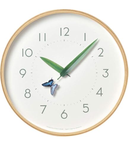 Amazon.co.jp: レムノス 掛け時計 アナログ kehai 木・土壁