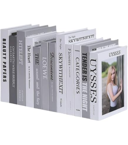 Amazon.co.jp: インテリアブック フェイクブック スタイリッシュ 5冊