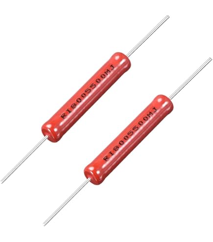 Lot De 10 Résistances Bobinées 5W 100 Ohms ±5% - Axiales Céramique, Pour Alimentation, Audio - 7x24mm