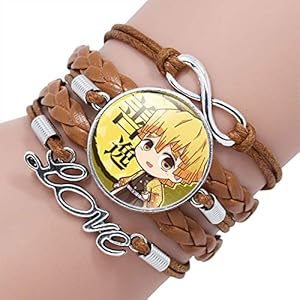 鬼滅の刃 ブレスレット 禰豆子 炭治郎 我妻善逸 嘴平伊之助 アニメ・萌えグッズ レディース メンズ ペア カップル ブ…