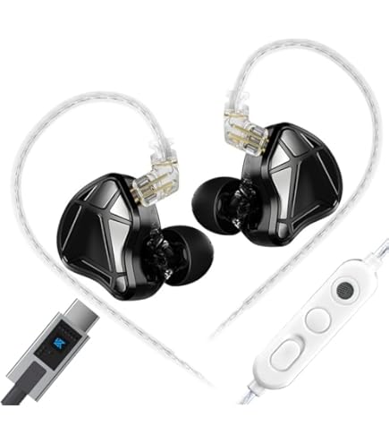 Amazon.co.jp: KZ Axas ゲーミングイヤホン 有線 ハイレゾ対応