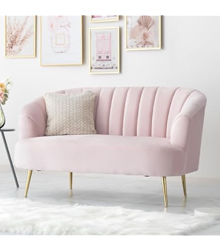 Amazon｜貝殻モチーフソファ 2人掛け ルコ2P ピンク(PI)｜ソファ