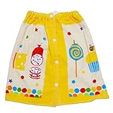 【本体綿100％】2017年 夏物 はらぺこあおむし まきタオル THE WORLD OF ERIC CARLE イエロー◇48×100cm