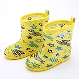 Kishiya　レインブーツ　子ども用　雨靴　キッズ用　可愛い　男女兼用　ながぐつ　ジュニア　水遊び　梅雨対抗　通園　レイングッズ 防水 防滑 滑りにくい アウトドア お出かけ 学校 幼稚園 15/1