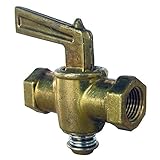 LASCO 17-2801 1/8-Inch Female Pipe Thread by 1/8-Inch Female Pipe Thread Lever Handle Brass Shutoff 