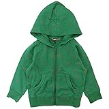 【秋冬物】 nico hrat(ニコフラート) 30/10裏毛星総柄フードジャケット 90cm /GN NO.B-250561