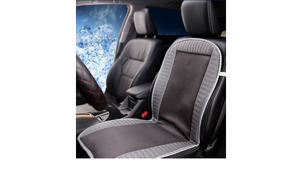 Amazon 車用 シート クーラー 冷たい 風 を 送り込み 暑さ を 解消 風量 調整 調節 12v シガー ソケット グレー Mi Carcool Gy シートカバー 車 バイク