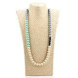 Lofca Silicone Teething Necklace BPA-free for Mom to Wear,Color Sweet Motherhood(Mint) by Lofca