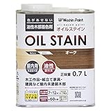 和信ペイント 油性オイルステイン むら無く着色・木目鮮明 オーク 0.7L