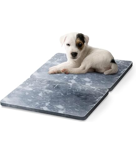 Amazon | 大理石 ペットひんやりクールマット Mサイズ 豪華な大理石