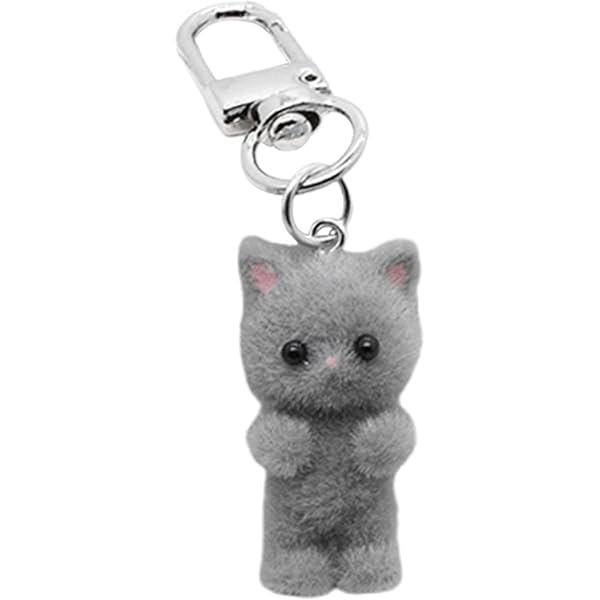 Amazon.co.jp: [birdusunce] 猫のキーホルダー,猫のキーホルダー