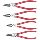 Wiha 32626 Pliers, Straight Internal Ring, 4 Piece Set [並行輸入品]