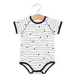 【SEBLES】ベビー服 新生児 1歳 ロンパース パジャマ 半袖 ブルマ ボタン 綿 コットン 柔らか 動きやすい 赤ちゃん 春 夏 無地 ユニセックス 可愛い ボーダー くま ベア(タイプF,59