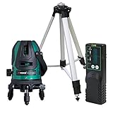 VOICE 5ライン グリーンレーザー墨出し器 VLG-5X メーカー1年保証 4方向大矩照射モデル【三脚・受光器セット】