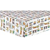 Trend Lab Circus Train Deluxe Flannel Fitted Crib Sheet by Trend Lab