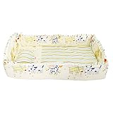 Kesoto ベビーベッド　ベッド背もたれ　掛け布団　ベッドバンパー　マットレス　枕　柔らかく　全10種類 - ランニングポニー, 120x65cm