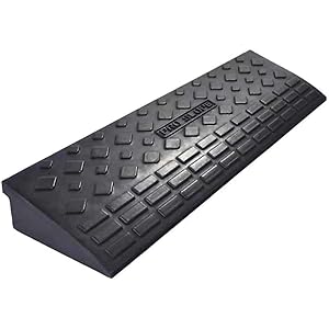 ONE STEP 段差 スロープ プレート 幅90cm高さ10cm用 滑り止め ゴム製 段差プレート 駐車場 車椅子 自…