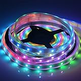 Yaqing Lighting 3.2ft/1m APA102 -C 36 LEDs/m 5050 RGB Individually Addressable Pixel Magic LED Strip