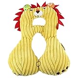 Jollybaby ネックピロー シートベルト枕 クッション 可愛い動物 飛行機 ドライブ ベビーカー用 子供に最適 (ライオン)