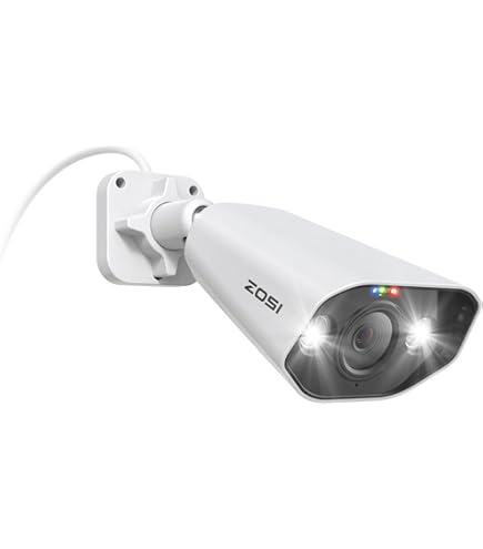 Amazon.co.jp: ZOSI 防犯カメラ 800万画素 POE給電カメラ 最大50