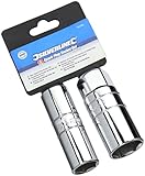 Silverline 1 2" Square Drive Spark Plug Deep Socket 16mm 21mm Set Heavy Duty