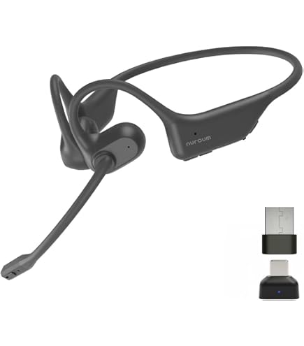 Shokz Opencomm Wireless Bone Conduction Headset, Black : Amazon