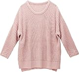 アビックス アルゴヴィア シンプルニットチュニック M-L ピンク ニット 346110