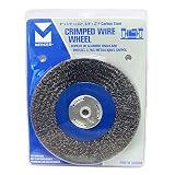 Mercer Industries 183020 Crimped Wire Wheel, 8 x 3/4 x (1/2, 5/8) by Mercer Industries