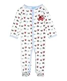 Sweet &ソフトベビーボーイズSleep N Play " Fire Truck " 100 %コットン カラー: ブルー