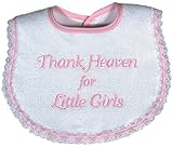 Dee Givens and CoRaindrops 6555 Raindrops 6555 -Thank Heaven for Little Girls- Small Bib-Pink