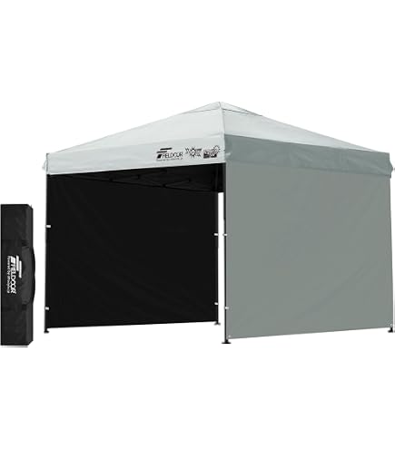 Amazon | FIELDOOR 【完全遮光】 ワンタッチタープテント 【4点ロック