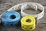 SE MT9R Double Sided Tailors Measuring Tape (Pack of 36), 5', Blue/Yellow/White by SE
