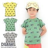 (ディラッシュ)DILASH 初夏'15 パンダ総柄半袖Tシャツ 70 イエロー