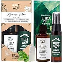 ヒノキオイル /青森ヒバ油 (精油) 1L + 小瓶1個　虫よけ・抗菌・カビ予防 ヒノキオイル ※青森ヒバ油（精油）※100㎖入り（虫よけ・抗菌