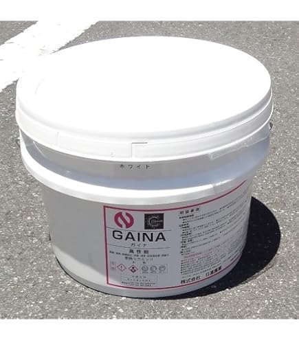 Amazon.co.jp: 日進産業 セラミック塗料 GAIAN(ガイナ) 屋外用 7kg (17 