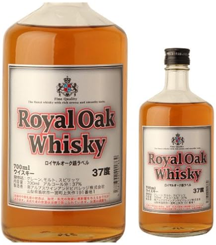Amazon.co.jp: ロイヤルオーク 金ラベル ウイスキー 40度 700ml : 食品