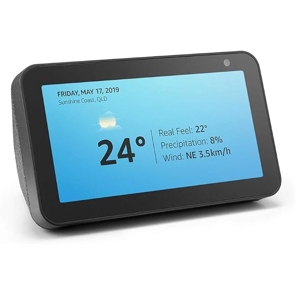 Echo Show 5 (1st Gen) – Compact smart display with Alexa - Charcoal Fabric  : Amazon.com.au: Amazon Devices \u0026 Accessories