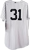 MLB New York Yankees Ichiro Suzuki Authentic Yankee署名付きピンストライプジャージー