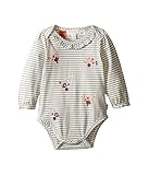 [パンプキン パッチ] Pumpkin Patch Kids ガールズ Stripe Long Sleeve Bodysuit (Infant) ワンピース French Vanilla 0-3 Mo