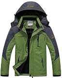 世紀Starメンズアクティブな暖かい冬ギフトジャケットパーカーMountain Rainwear 4L