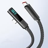 USB C ケーブル L字 100W USB Type-C 1Phone 充電ケーブル L型 PD/PPS 急速充電 データ転送 タイプ C to Cコード 高耐久性 (1.2m)