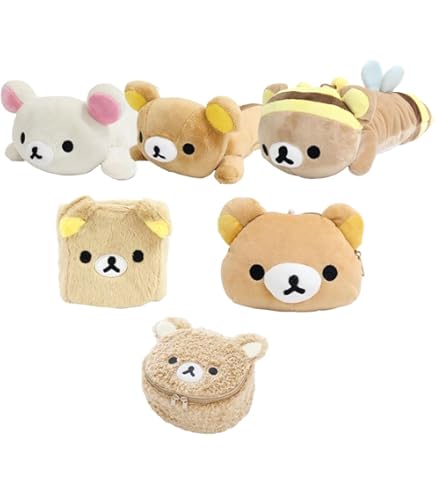 Amazon.co.jp: サンエックス(San-X) リラックマ ぬいぐるみペンポーチ