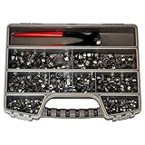 Oetiker Stepless OET095170-400PCK-EP Clamp Kit and Standard Pincers, Auto Marine Service Kit, 400 Pi