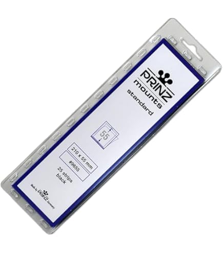 Amazon.co.jp: プリンツ 切手マウント 28ミリ 黒地 210ミリ幅 : ホビー